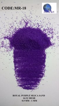 Colored Purple Silica Sand