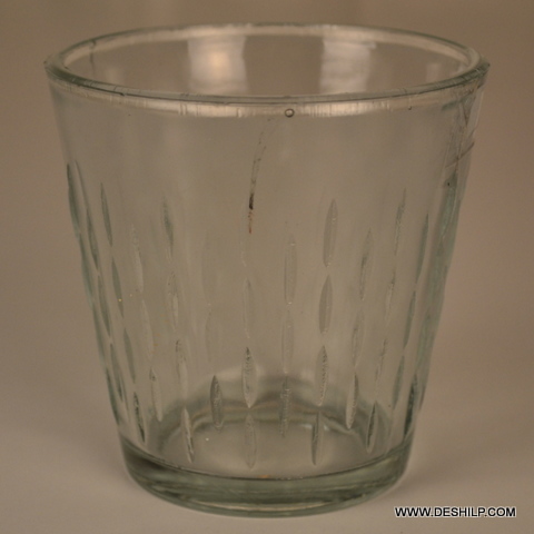 SparkLeaf Glass T Light Holder
