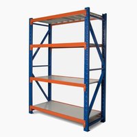 Orange And Blue Heavy Duty Shelving