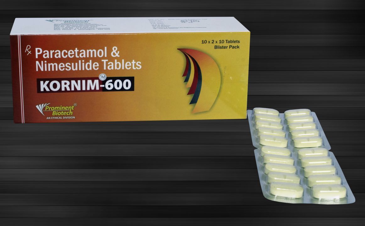 Nimesulide 100 mg & Paracetamol 325 Mg Tablets