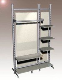 Grey Metal Racks