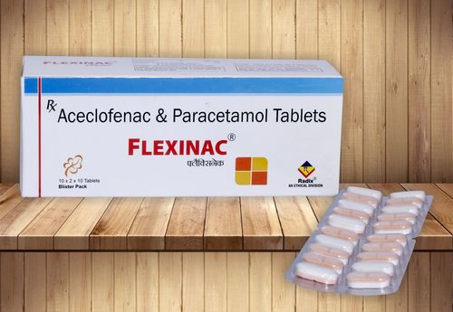 200 Mg  Aceclofenac And Paracetamol Tablets