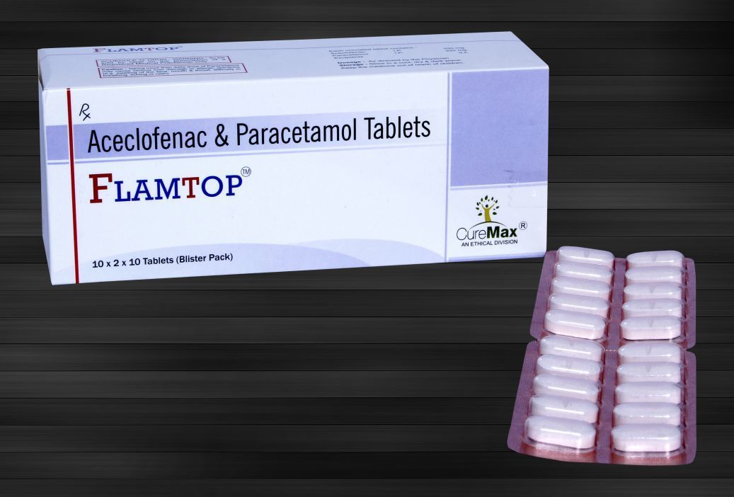 200 Mg  Aceclofenac And Paracetamol Tablets