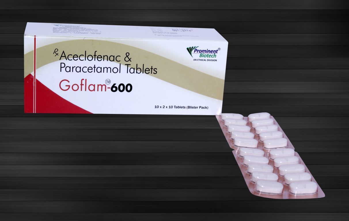 200 Mg  Aceclofenac And Paracetamol Tablets