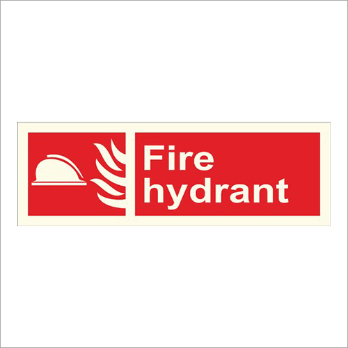 Fire Hydrant Safety Signage Application: Industrial