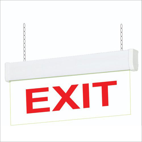 LED Emergency Exit Sign with Recessed Hanging