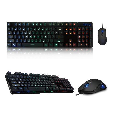 Backlit Led Illuminated Gaming Keyboard and Mouse Combo