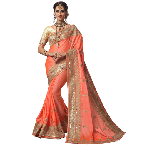 All Color Ladies Designer Lace Work Saree
