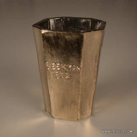 Small Silver T Light Candle Holder
