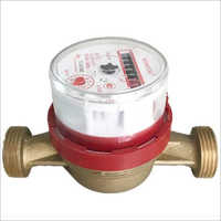 Wet Dial Brass Body Single Jet Water Meter