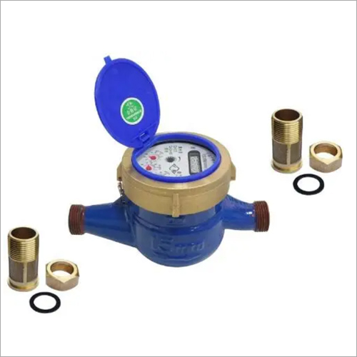 Cast Iron Body Wet Type Cold Brass Water Meter