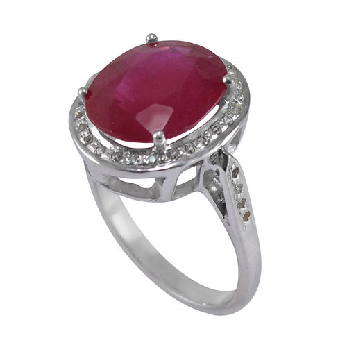 Handmade Jewelry Manufacturer Ruby Gemstone 925 Sterling Silver Ring Jaipur Rajasthan India Gender: Men