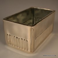 Squire Glass Silver Candle Holder Design: Antique