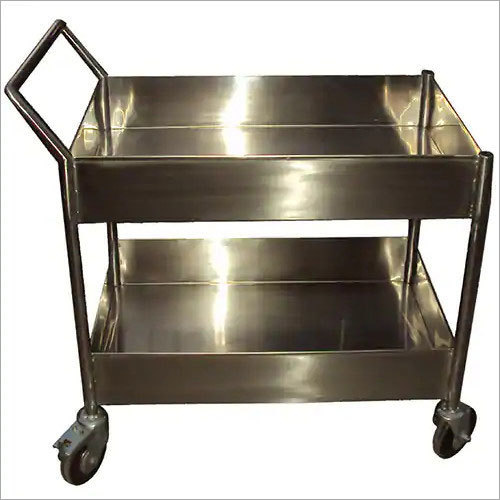 Mobile Crockery Trolley - Color: Sliver