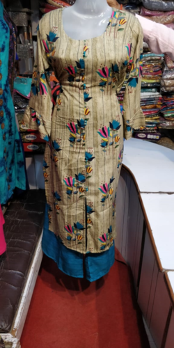 Rayon Kurti Plazo Set at Best Price 
