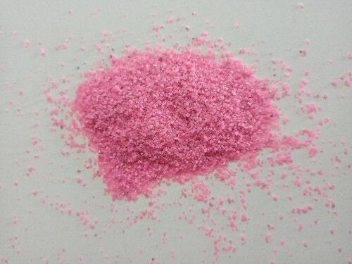 Color Coated Silica Sand For Wal Texture Application Used Uv Stable Color Coated - Color: Pink