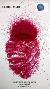Color Coated Royal Pink Silica Sand