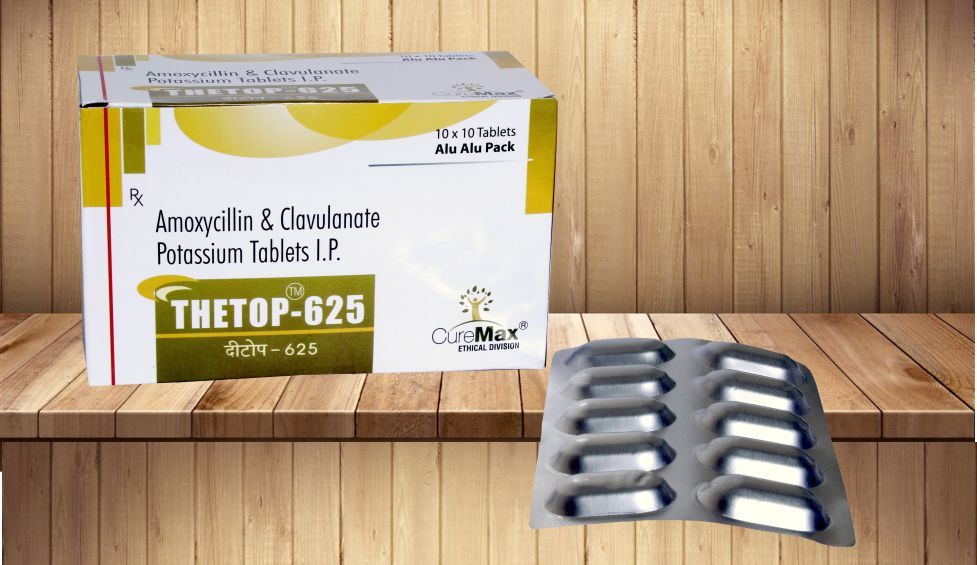 Amoxycillin 500 mg & Clavulanic acid 125 mg Tablets