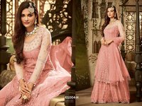 Net Hevy Embroidery Anarkali Suit