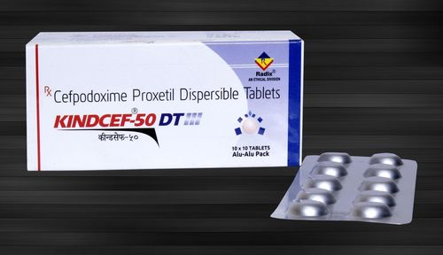Cefpodoxime Proxetil 50 mg,100 mg & 200 Mg (Dispersible Tablets)