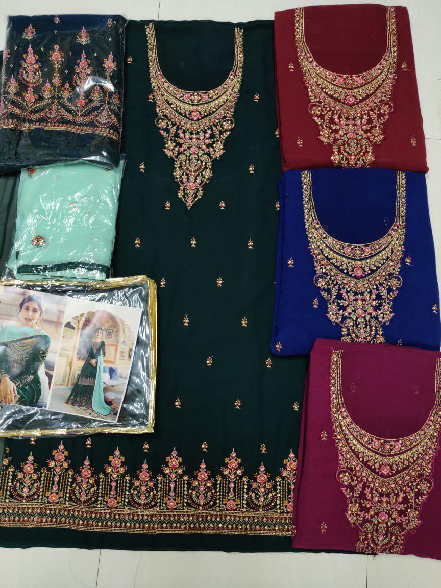 Embroidery Work Dupatta Online Salwar Suits