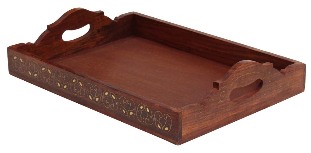 Indian Traditional Wooden Serving Tray