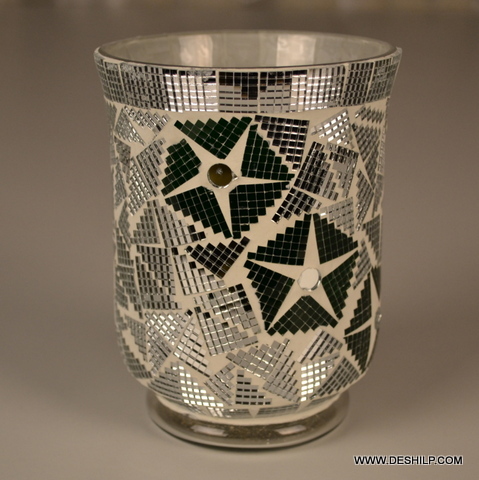 Mosaic Handmade Glass Votive