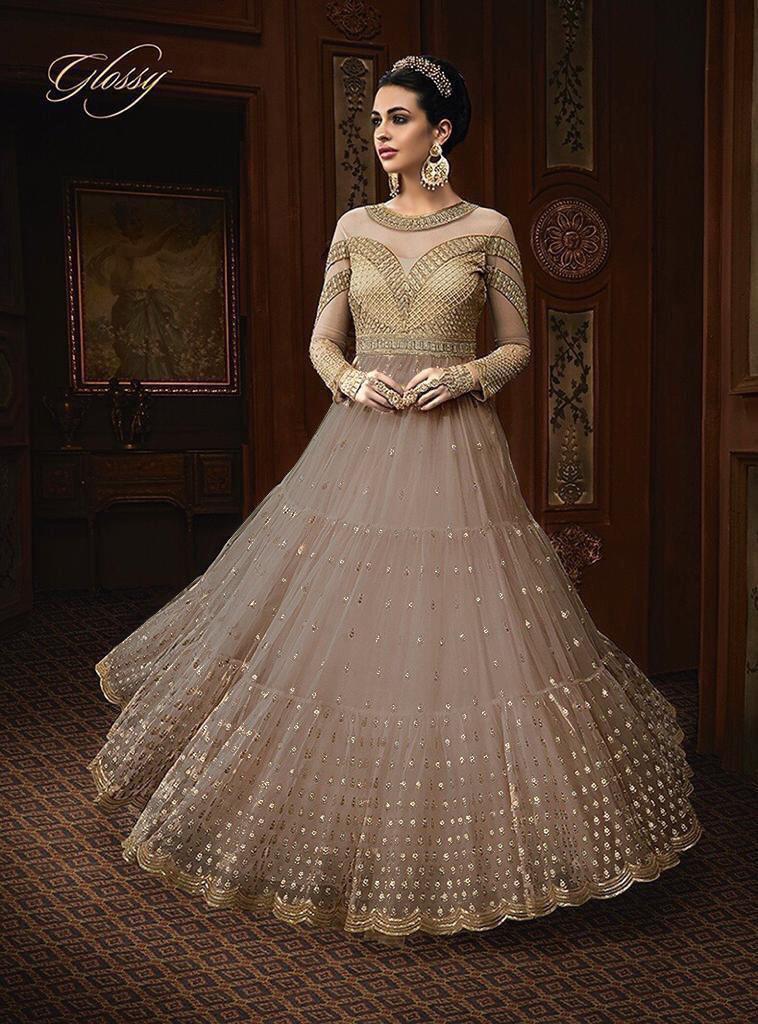 Party Wear Embroideried Anarkali Suit