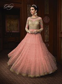 Party Wear Embroideried Anarkali Suit