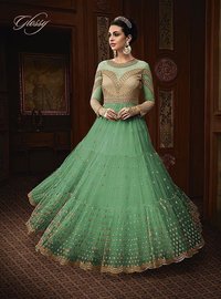 Party Wear Embroideried Anarkali Suit