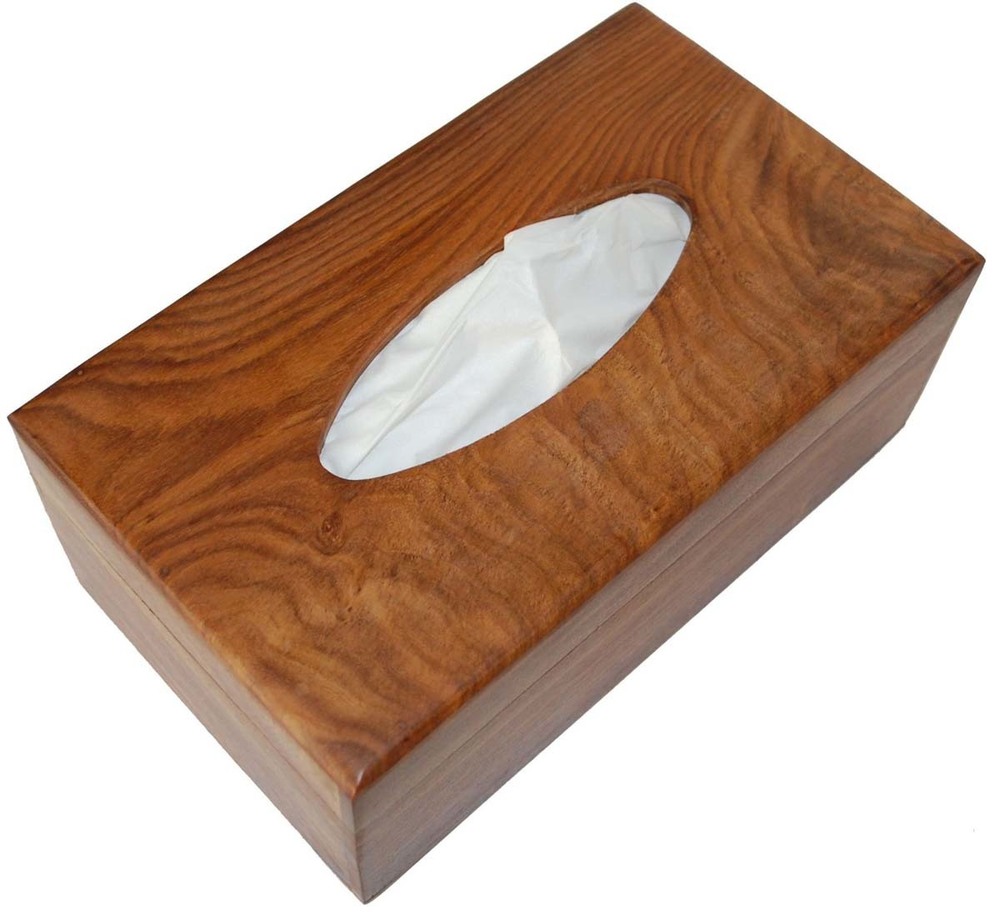 Wooden Tissue Box