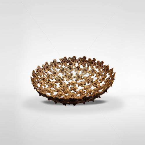 Brass Handcrafted Basket