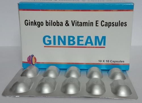 जिन्कगो बिलोबा 50mg और विटामिन ई कैप्सूल 50mg