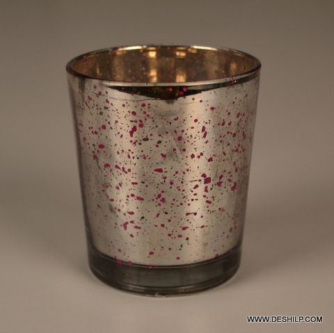 Silver Home Decor Candle Holder