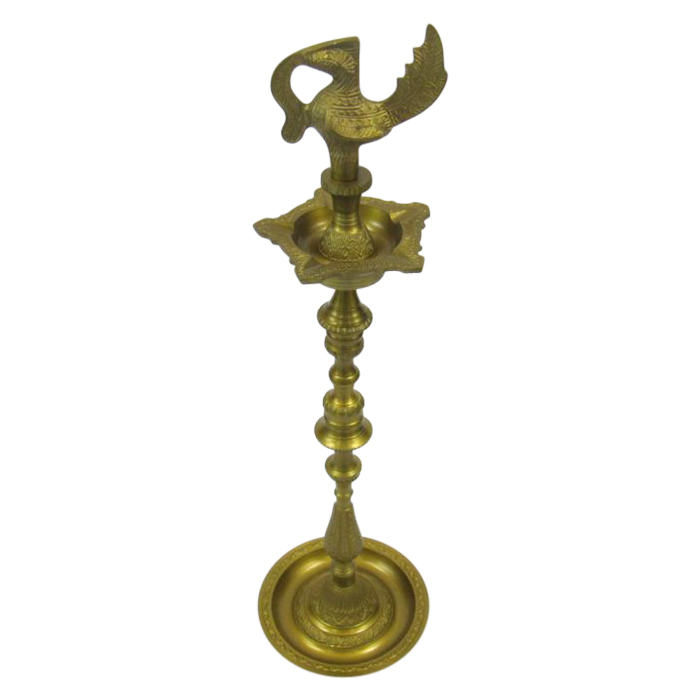 Mahabharat 27 Inch Oil Candle Lamp