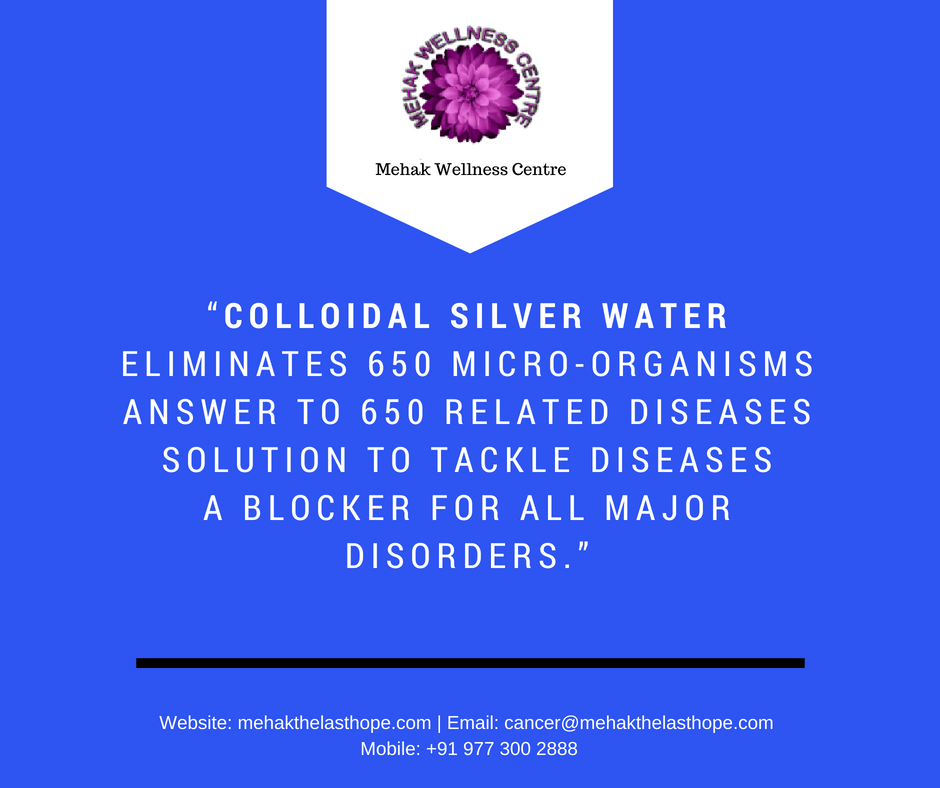 Colloidal Silver Water
