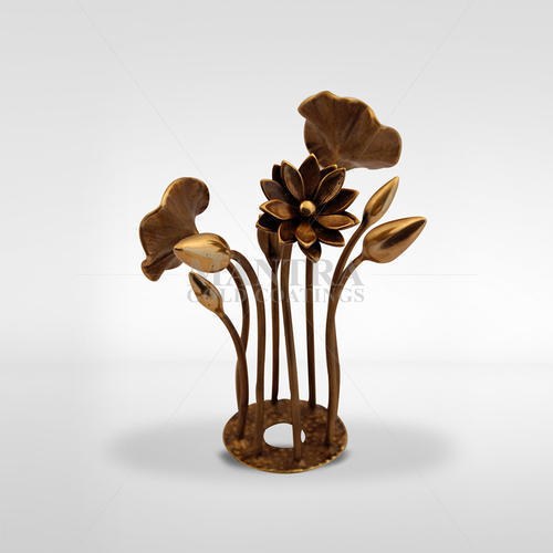 Bronze Lotus Sculpture