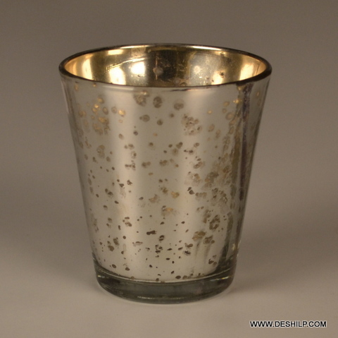 ElegantGlow Silver Votive Holder