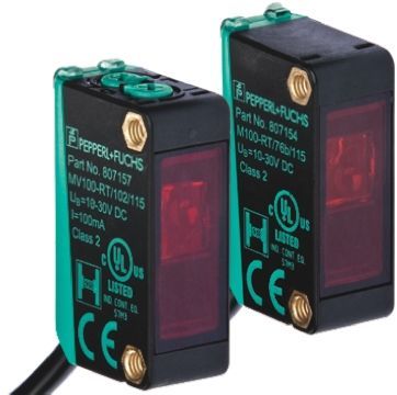 Pepperl Fuchs M100/MV100-RT/76a/103/115 Through-Beam Photoelectric Sensors Pepperl Fuchs M100/MV100-RT/76a/103/115 Through-Beam Photoelectric Sensors