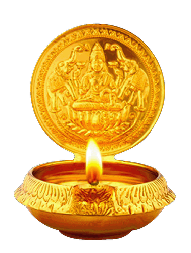 Gajalakshmi Lamp Big
