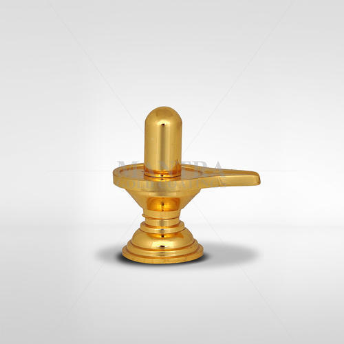 Gold Plated Shiva Lingam