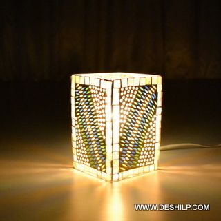 Small Mosaic Table Lamp