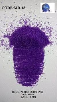 16 mesh Royal Purple Silica Sand Price Per Ton