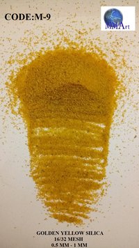 Colored Silica Sand Yellow