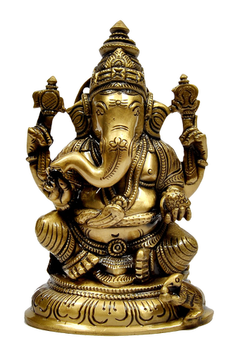 5 inch Ganesha Idol with Base