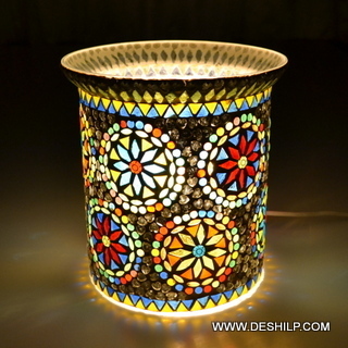 Beautiful Glass Dibba Table Lamp