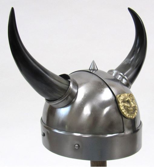 Armor Helmet with Buffalo Horns