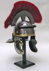 Roman Centurion Helmet With Red Plume