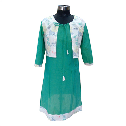 Ladies Cotton Waist Coat Kurti