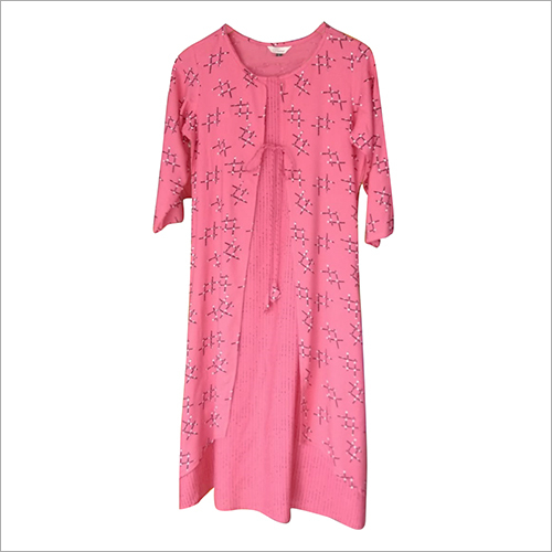 Ladies Rayon Over Coat Kurti